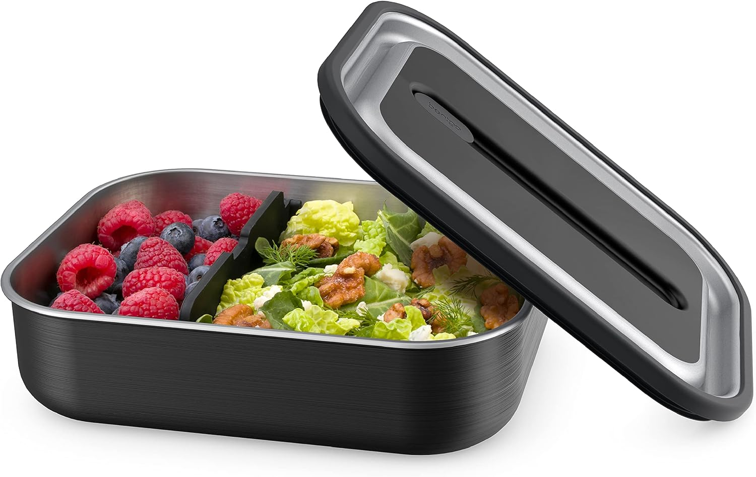 Bentgo Stainless Steel Lunch Box Container Storage Carbon Black One Size