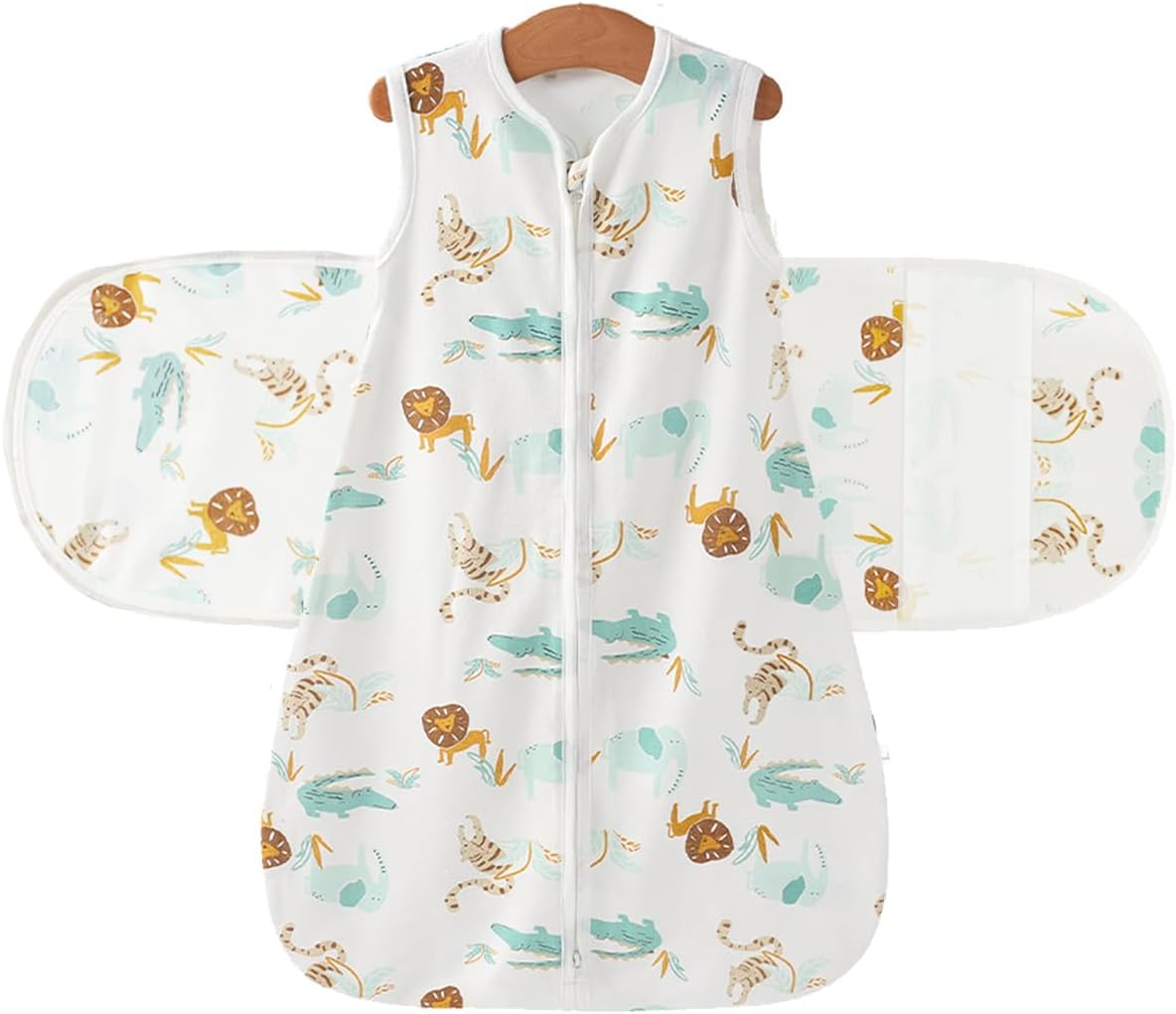 10-In-1 Packaging Newborn Baby Gift Set,100% Cotton Clothing, Announcement Board for New Baby,T-Shirt Set and Winged anti Startle Swaddling image number 6