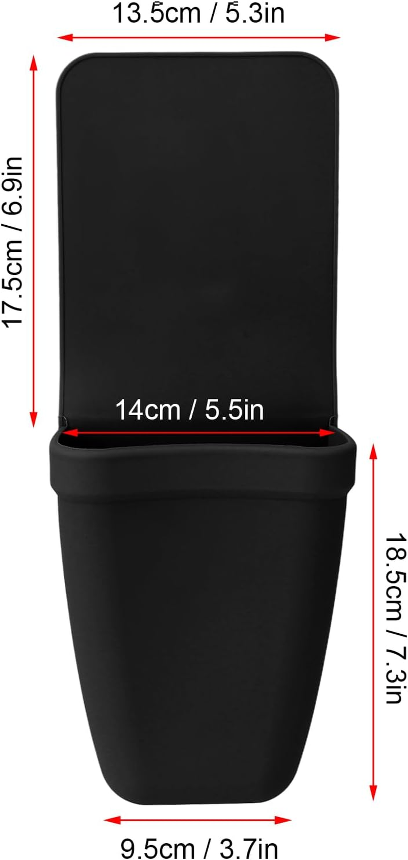 Heat Resistant Silicone Mat Pouch, Soft Washable Silicone Heat Resistant Holder Mat Pouch for Flat Iron,Curling Iron, Hot Hair Tools, Silicone Heat Resistant Travel Mat Pouch image number 1