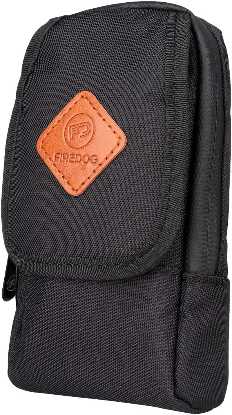 Firedog Smell Proof Bag, Odor Proof Pouch Dog Tested Mini Stash Crossbody Bags for Travel Storage (Black)