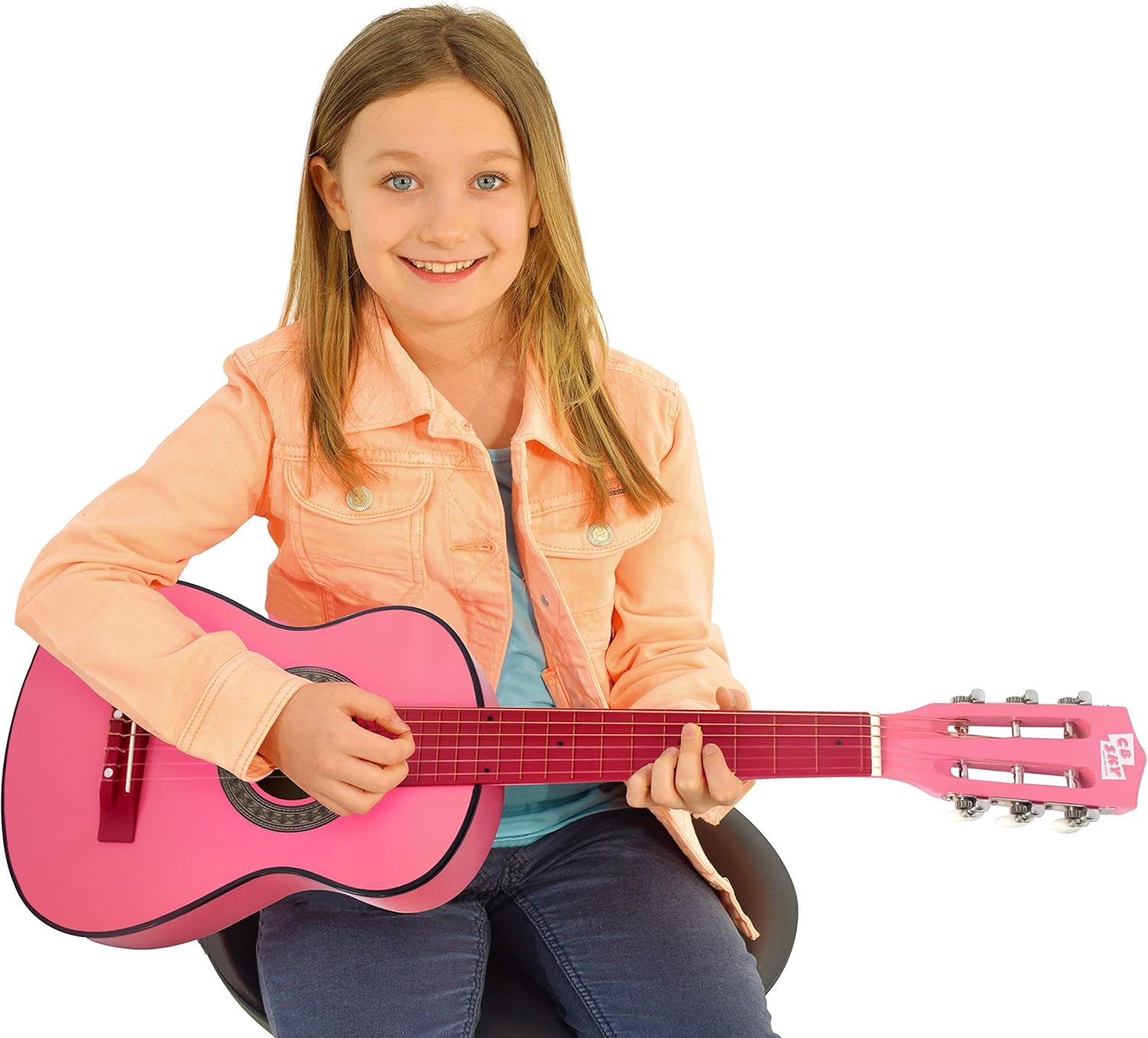 30-Inch Pink Classical Guitar/Girls Gift/Kids Musical Toys/Musical Instrument