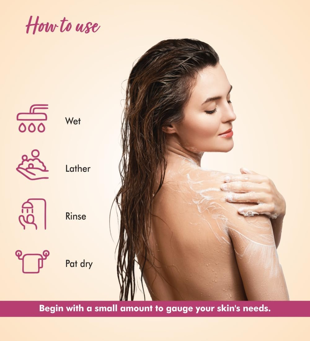 THE LOVE CO. Mesmerising Black Rose & Oud Foaming Body Wash 300Ml - Shower Gel for Women - Bodywashes for Men - Cleansing Bath Gel - Moisturizing Body Care image number 2