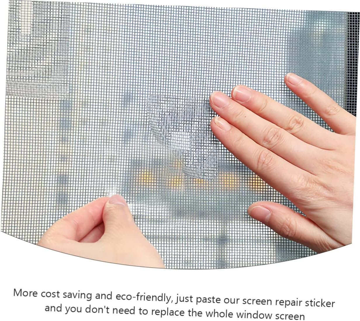 STOBOK 2Pcs Repair Screen Tape Window Screen Repair Tape Grey Fiberglass Covering Door Window image number 4