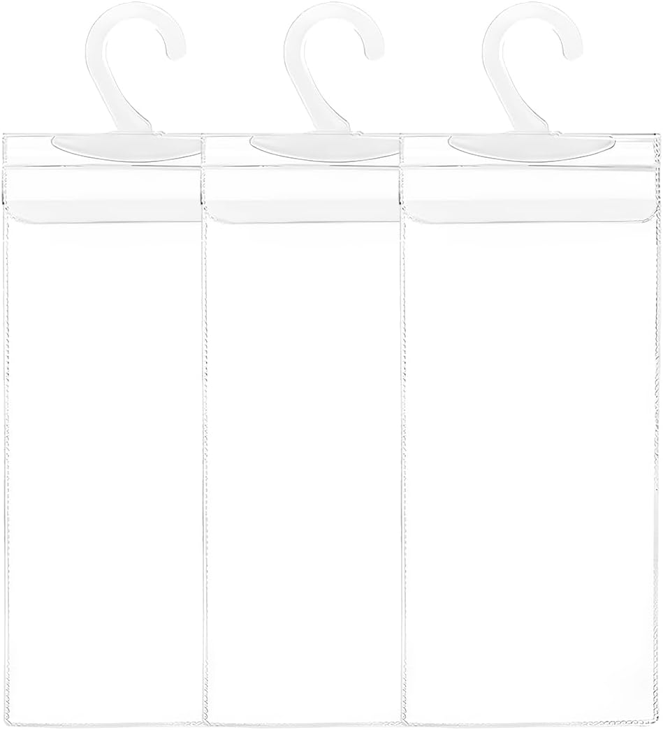 Gasedin 2 PCS Handicap Placard Holder, 11.6"&times;5" Ultra Transparent Parking Permit Placard Protector, Disabled Parking Sign Protective Cover with Large Hook, Universal Car Accessories