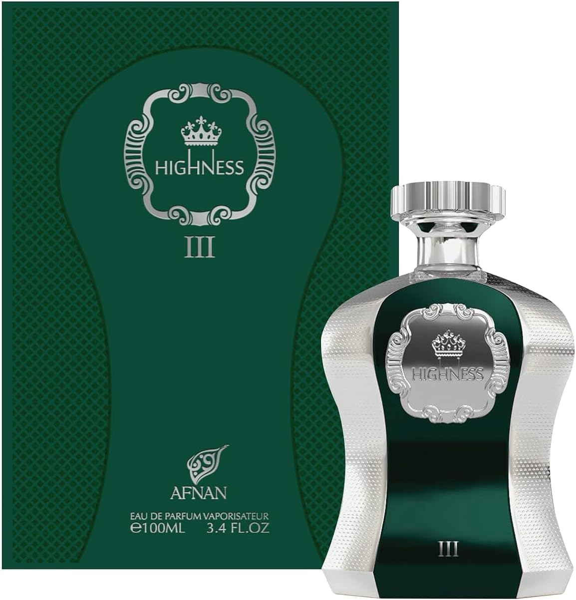 Afnan His Highness III Green Eau De Parfum for Men 100 Ml