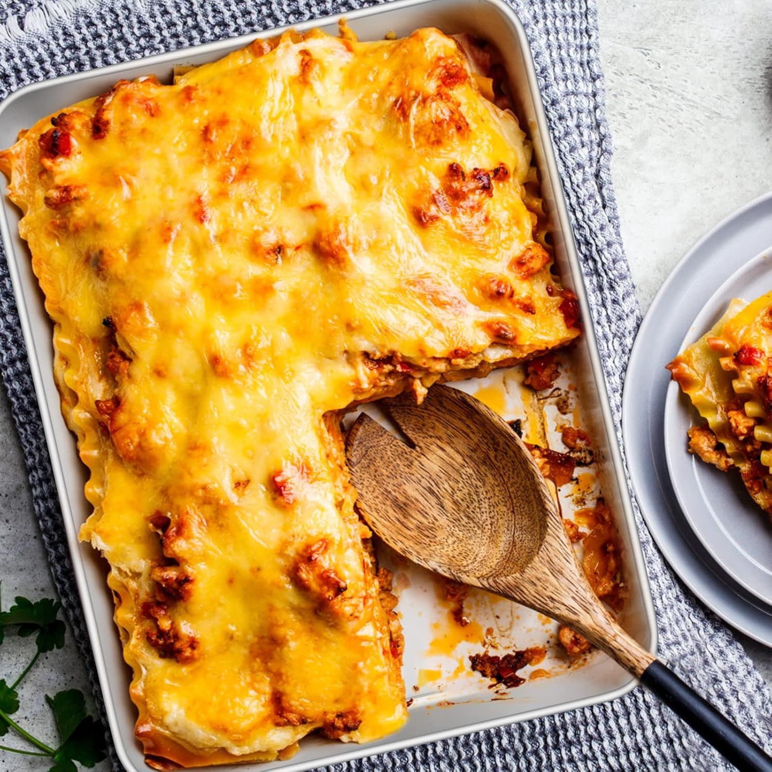 Baking Tray, Haware Stainless Steel Small Casserole Dish, Fat Pan, Oven Mould, Set of 2, Rectangular Deep Oven Tray, Cake Tray for Baking/Roasting/Serving, Non-Toxic & Healthy, Dishwasher Safe