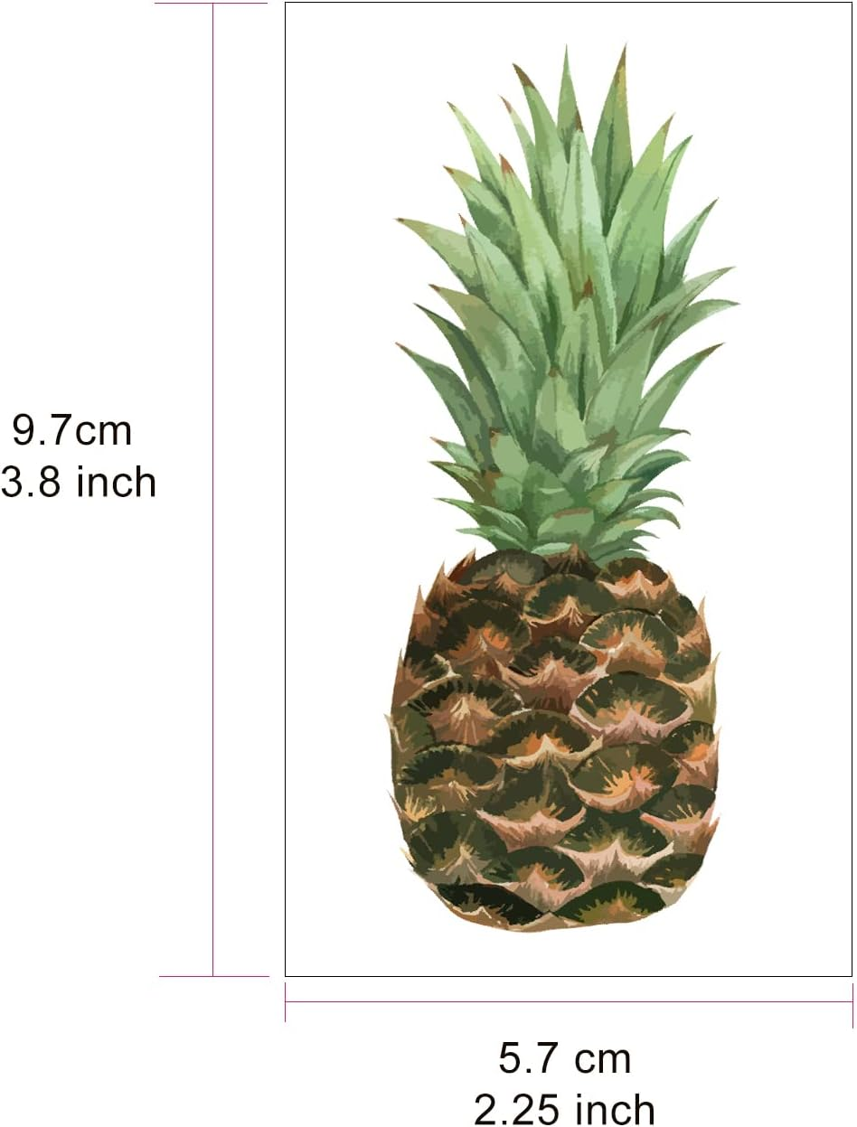 Everjoy Realistic Temporary Tattoos - 41 Designs, 20 Pcs, Waterproof Watercolor Fruits Tattoos for Kids image number 5