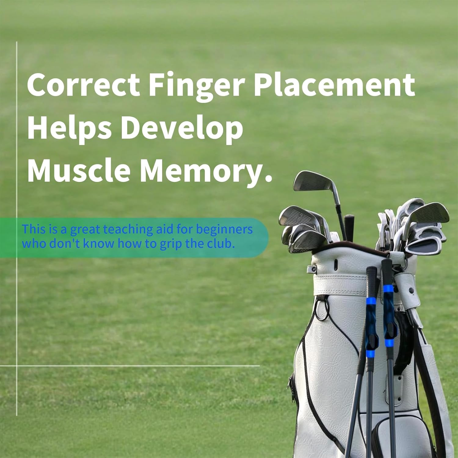 Rhoyee Golf Grip Trainer &ndash; Golf Training Aid for Correct Hand Position, Swing Improvement, and Grip Practice &ndash; Golf Club Grip Attachment for Beginners and Golf Enthusiasts image number 3
