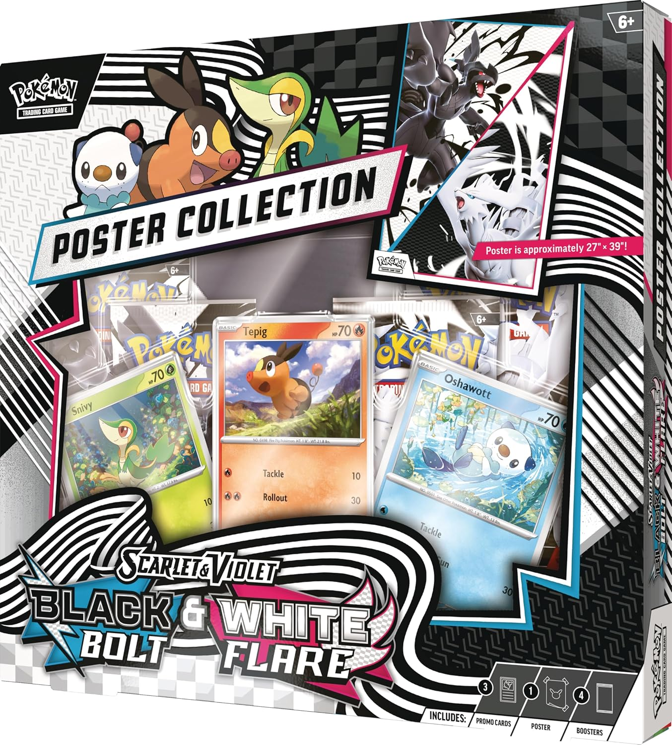 Pokemon TCG Scarlet & Violet 10.5 Unova Poster Box image number 3