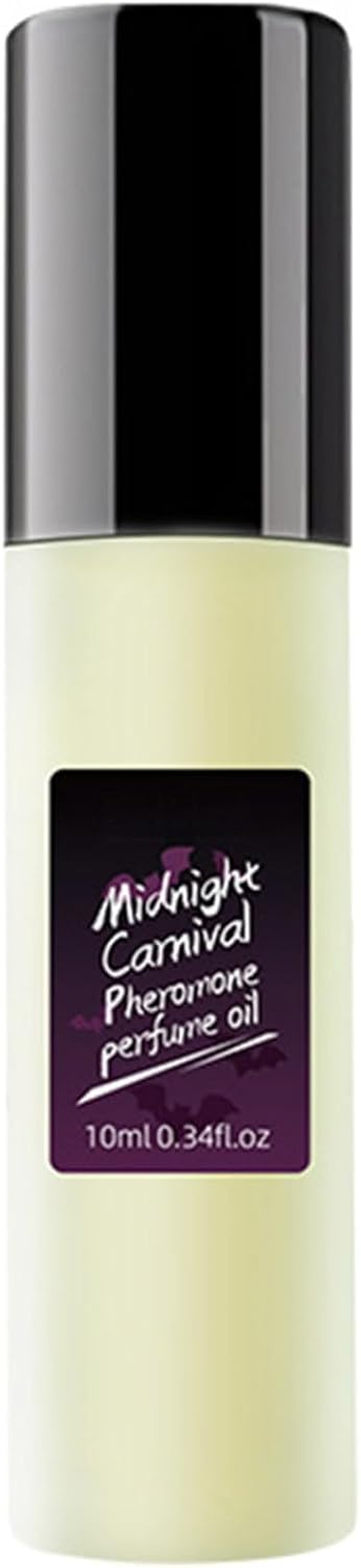 Miutii Halloween Theme Party Perfume Oil Midnight Carnival Unisex Long Lasting Fragrance for Holidays Black One Size