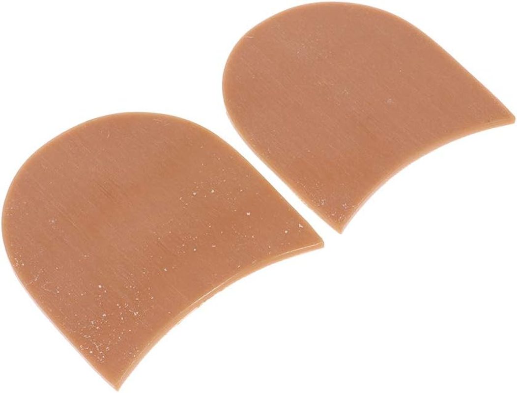 Blesiya anti Slip Rubber Glue on Shoe Boot Sole Heels Pads Shoe Repair Replacements - Khaki, as Described image number 5