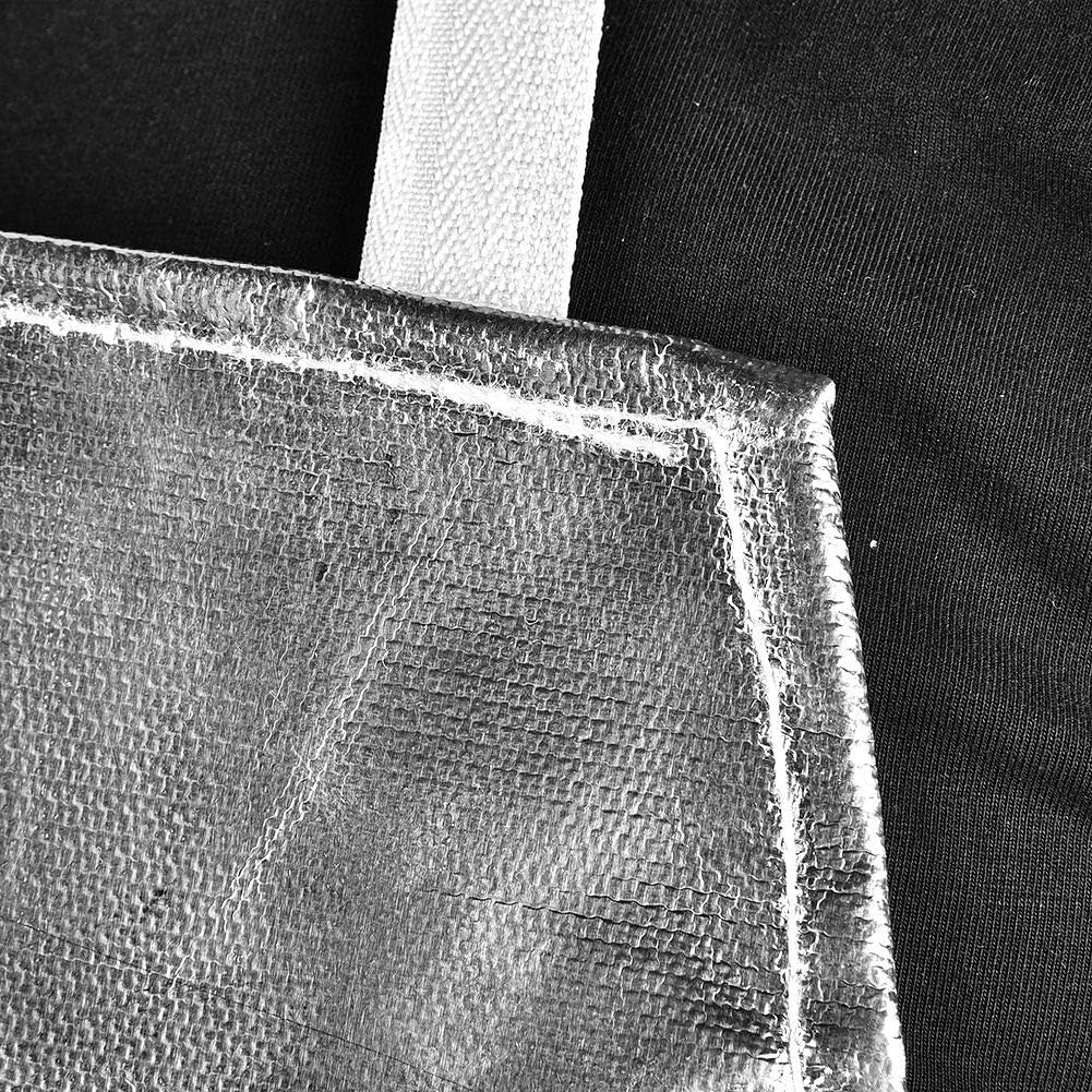 Heat Resistant Apron, 1000&deg;C Aluminum Foil Apron High Temperature Working Apron Fireproof and Thermal Insulation Apron for Men Women image number 5