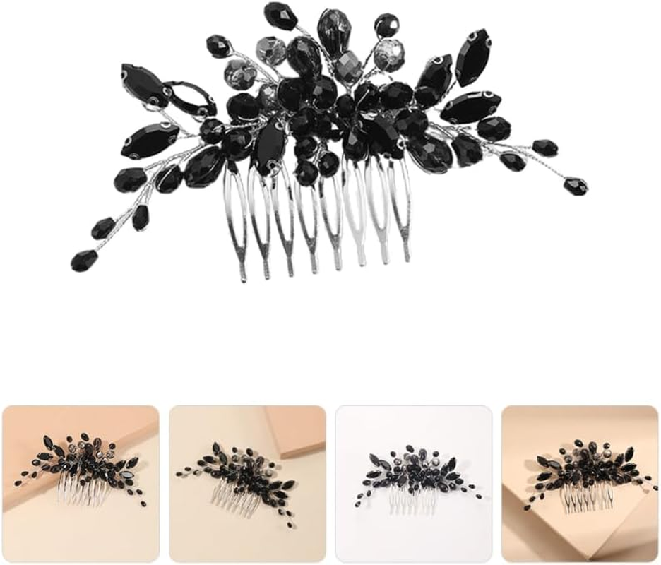 AUTSUPPL Hair Accessories for Women Comb Prom Headpiece Women Hair Clips Hair Bobby Pins Golden Hair Accessories Hair Accessories for Bride Wedding Hair Accessories for Brides Metal image number 1