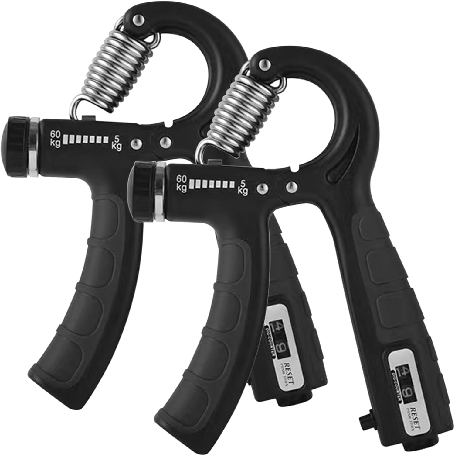 2 Pcs Hand Grip Strength Trainer with Smart Counting, 11-132Lb Adjustable Resistance Nonslip Hand Grip Strengthener Gripper, Forearm Exerciser Equipment, Hand Gripper for Athletes Rock Climbers & More image number 4