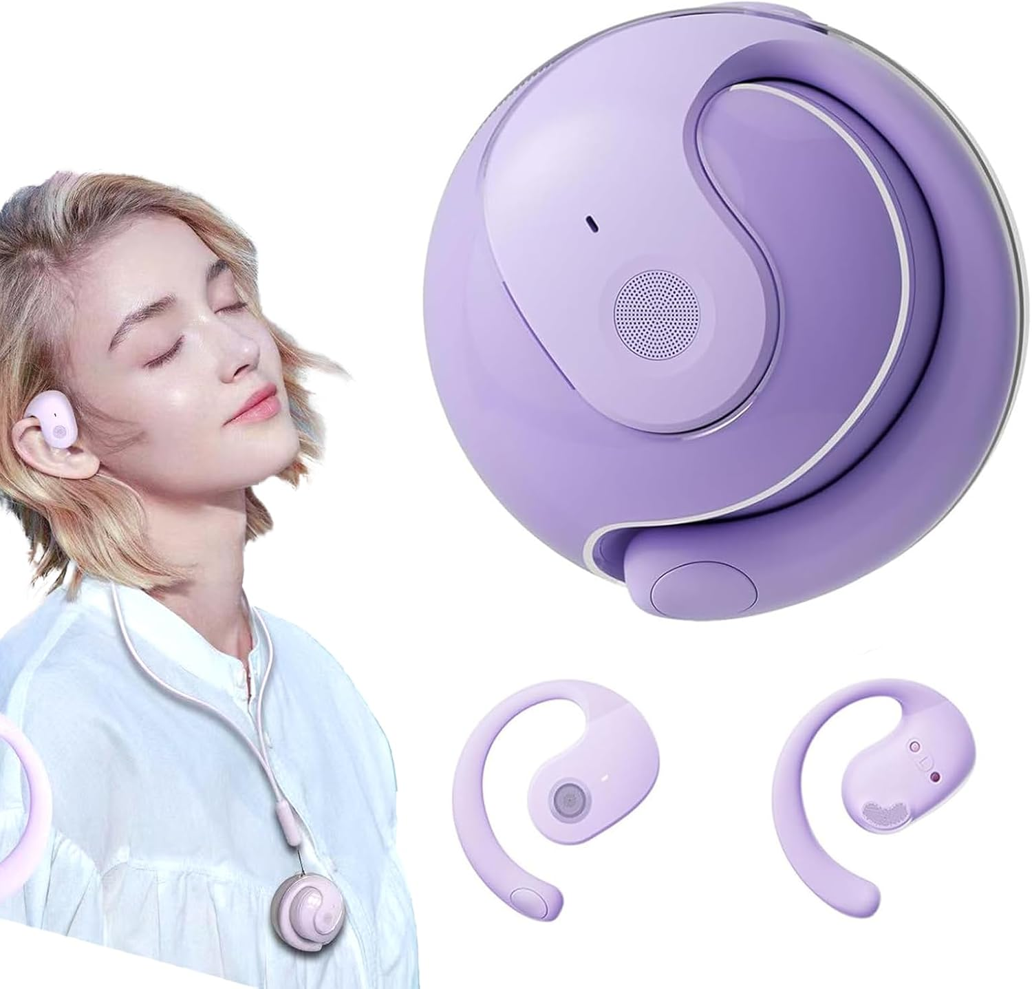 Awaze Earbuds, Awaze Labs X15 Pro Earbuds, Awaze Labs Earbuds, Ipx5 Waterproof Bt 5.4 Ear-Mounted, Awaze Sound Labs, Awaze Noise Canceling Sports Bluetooth Out-Of-Ear Earphones (Black)