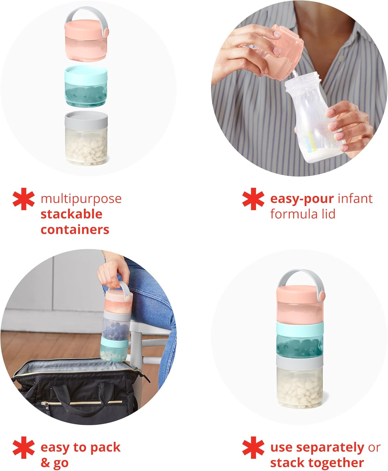 Skip Hop Formula to Food Containers, Green (9H497510)