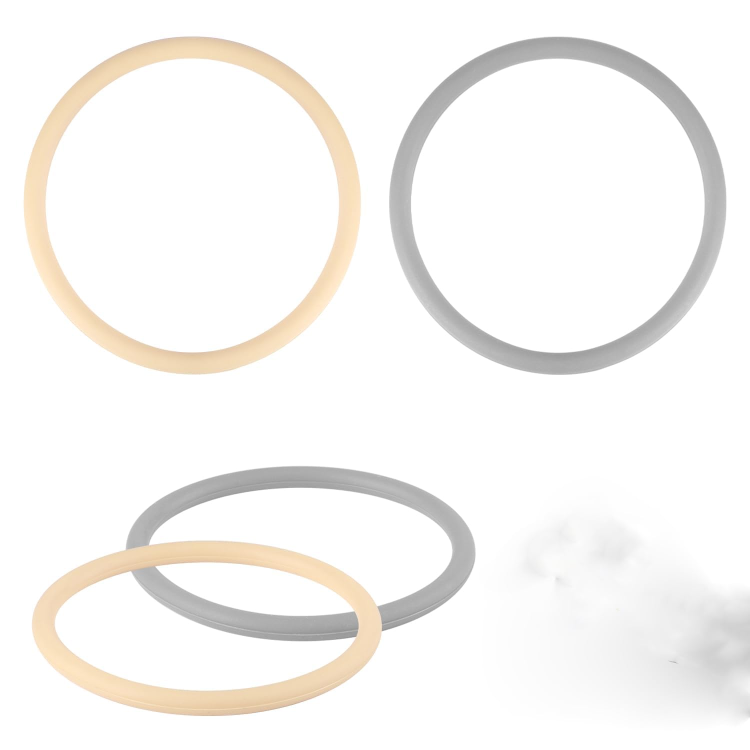 4 Pcs Knee Patella Support Straps, Silicone Knee Band for Pain Relief, Flexible Patellar Stabilizer for Running, Basketball & Sports - Men & Women image number 6