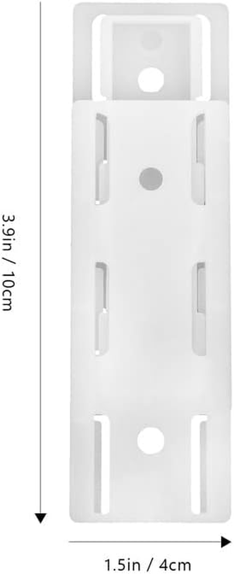 15PCS Self Adhesive Punch-Free Socket Holder, Adhesive Power Strip Holder, Desktop Socket Fixer Bracket Stand for Home Kitchen Office, Wall Mount Cable Management (White) - Grey image number 5