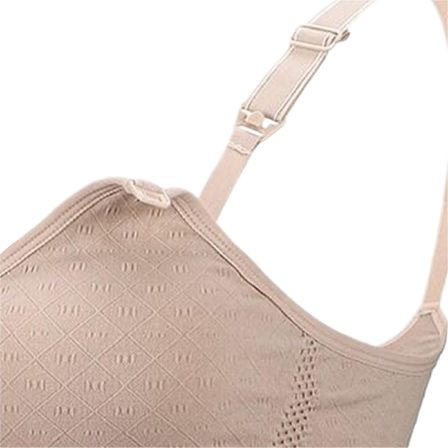 Dress Cici Front Clasp Nursing Bra, Wireless Padded Feeding Bras, 2 PCS image number 4