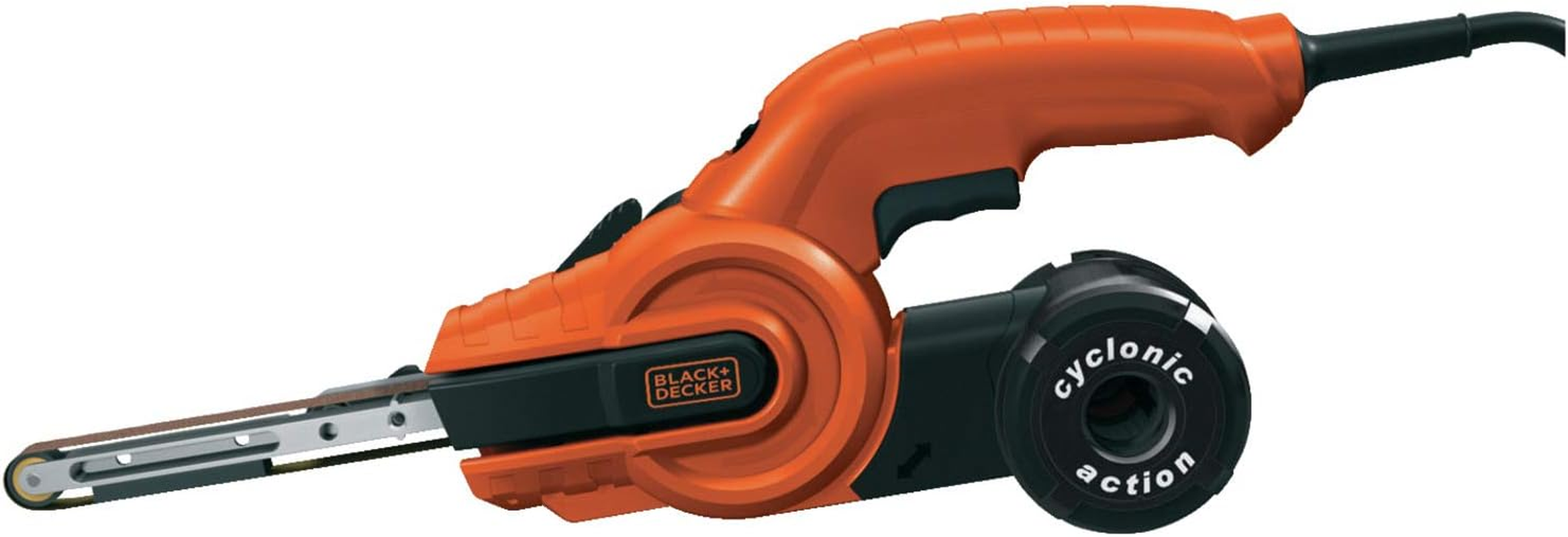 BLACK+DECKER KA900E-QS 350 W, 13 Mm File Sander with 3 Sanding Belts and Dust Collection System image number 2