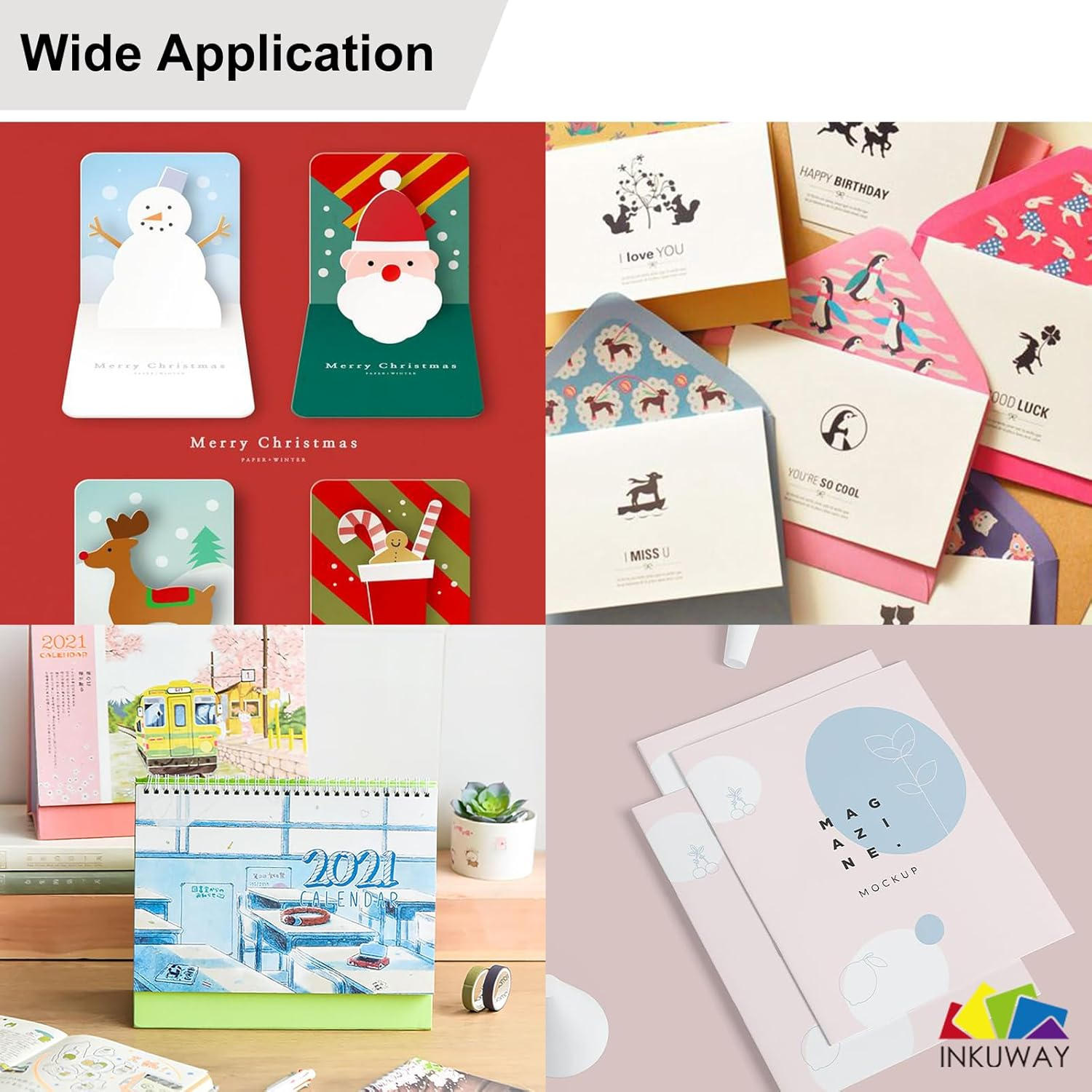 A3 260Gsm 60Sheets Thick Matte Double Sided Photo Paper Inkjet Matt for Brochures, Photos Book Cards, Ink Jet Printers Printable. image number 1