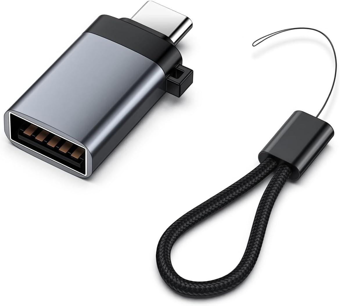 OUGCYG 10Gbps USB C to USB Adapter (2 Pack), USB 3.2 Gen 2 Fit Side by Side, USB C Male to USB a Female Converter for Ipad, Imac, Macbook Pro and Thunderbolt 4/3 Devices with USB Type-C image number 5