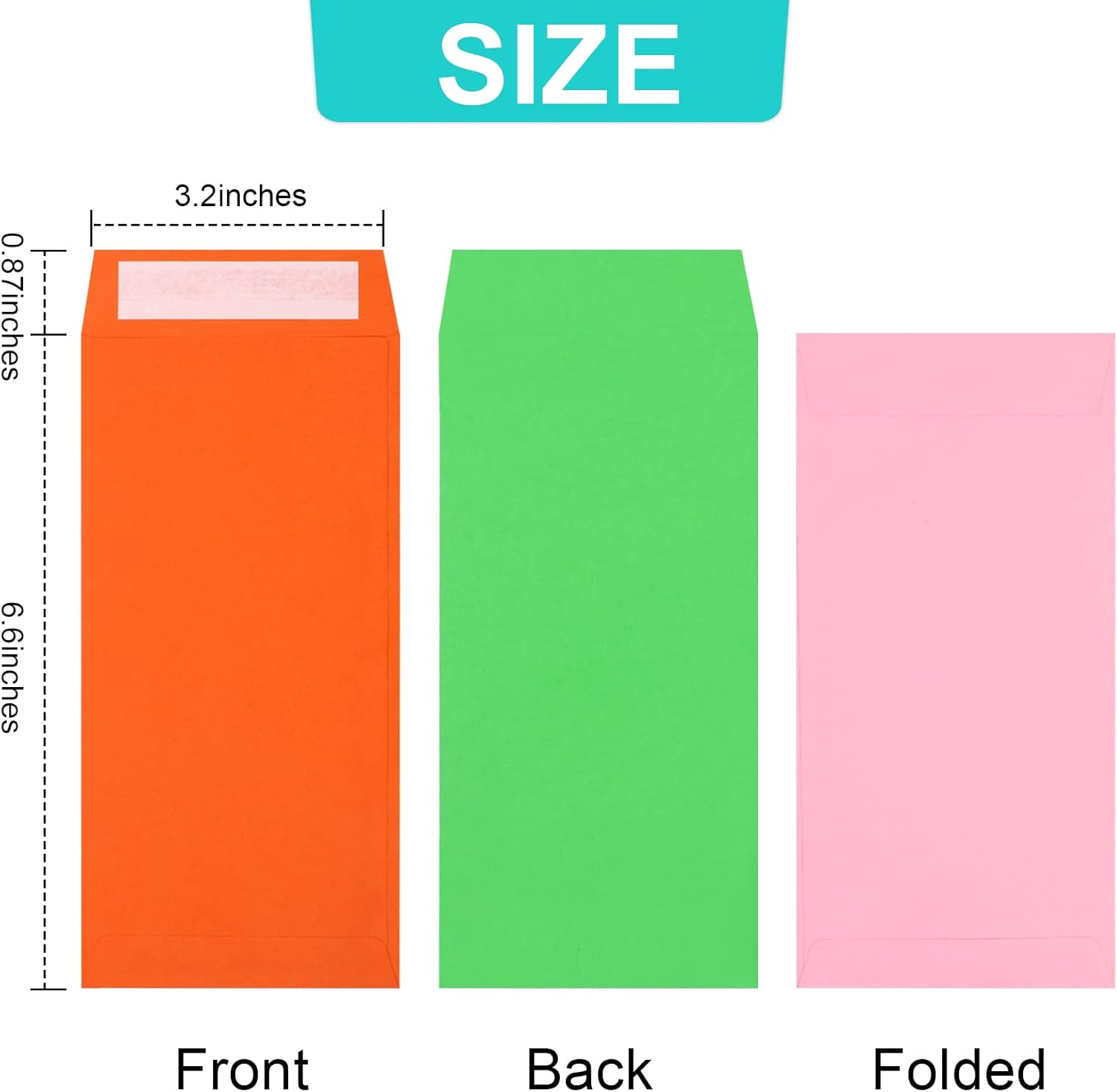 Cash Envelopes -120 Envelopes Money Saving Challenge, 3.2X6.6Inch Money Envelopes for Budgeting, Coins, Checks, Gift Cards & Tickets image number 4