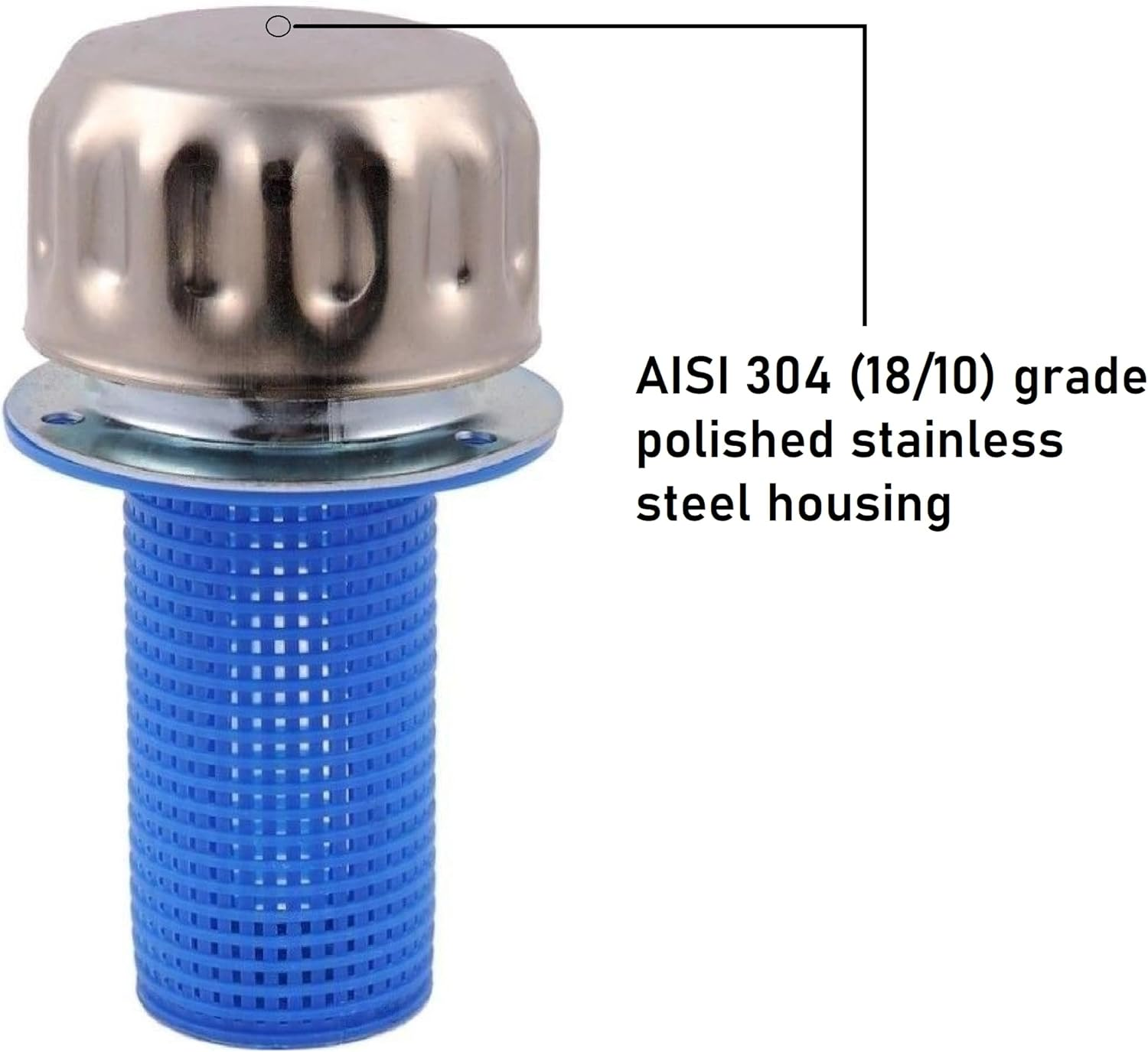 Hydraulic Oil and Fuel Filler Breather Vent Metal Cap for Reservoir Tank (With Strainer, Bayonet Lock, 304 (18/10) Grade Stainless Steel, Tearproof Gasket) image number 5