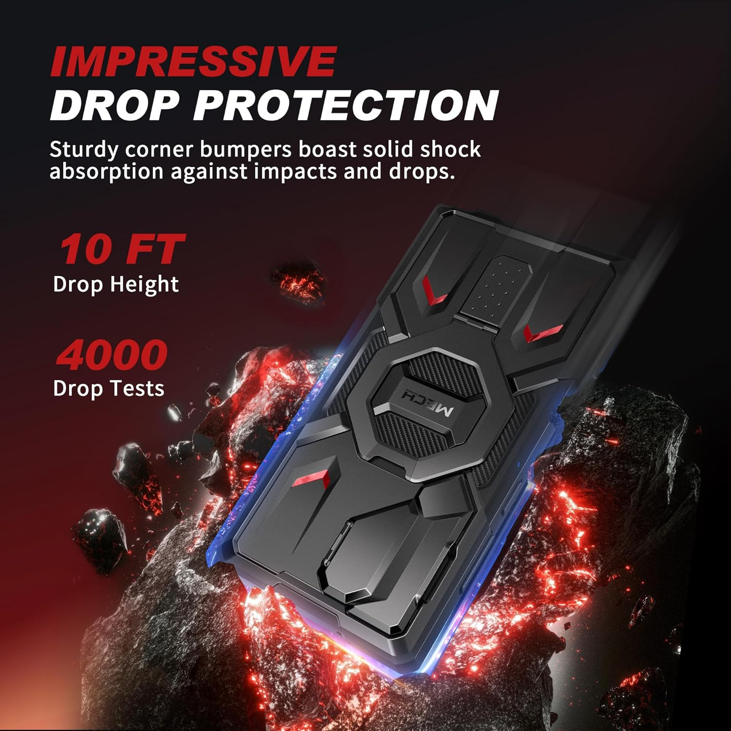 TONGATE Magnetic Stand for Samsung Galaxy S25 Ultra Case with Privacy Screen Protector, [Compatible with Magsafe] [Military Drop Protection] S25 Ultra Case with Camera Cover & Belt Clip, Black Privacy image number 3