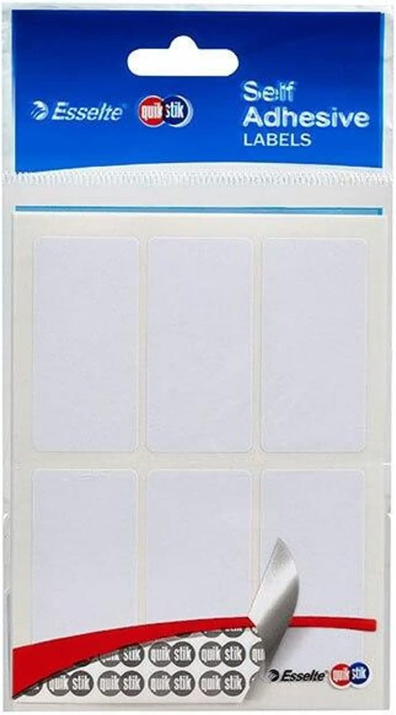 Quikstik Labels Hangsell Rectangle 24X49Mm White 36 Labels image number 4