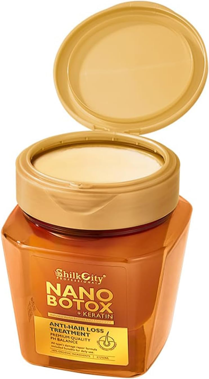 Professional Nano Keratin Hair Mask | Deep Repair for Keratin, Nanoplasty & Coloured Hair | Biotin & Protein-Rich, Sulphate-Free | 250Ml image number 1