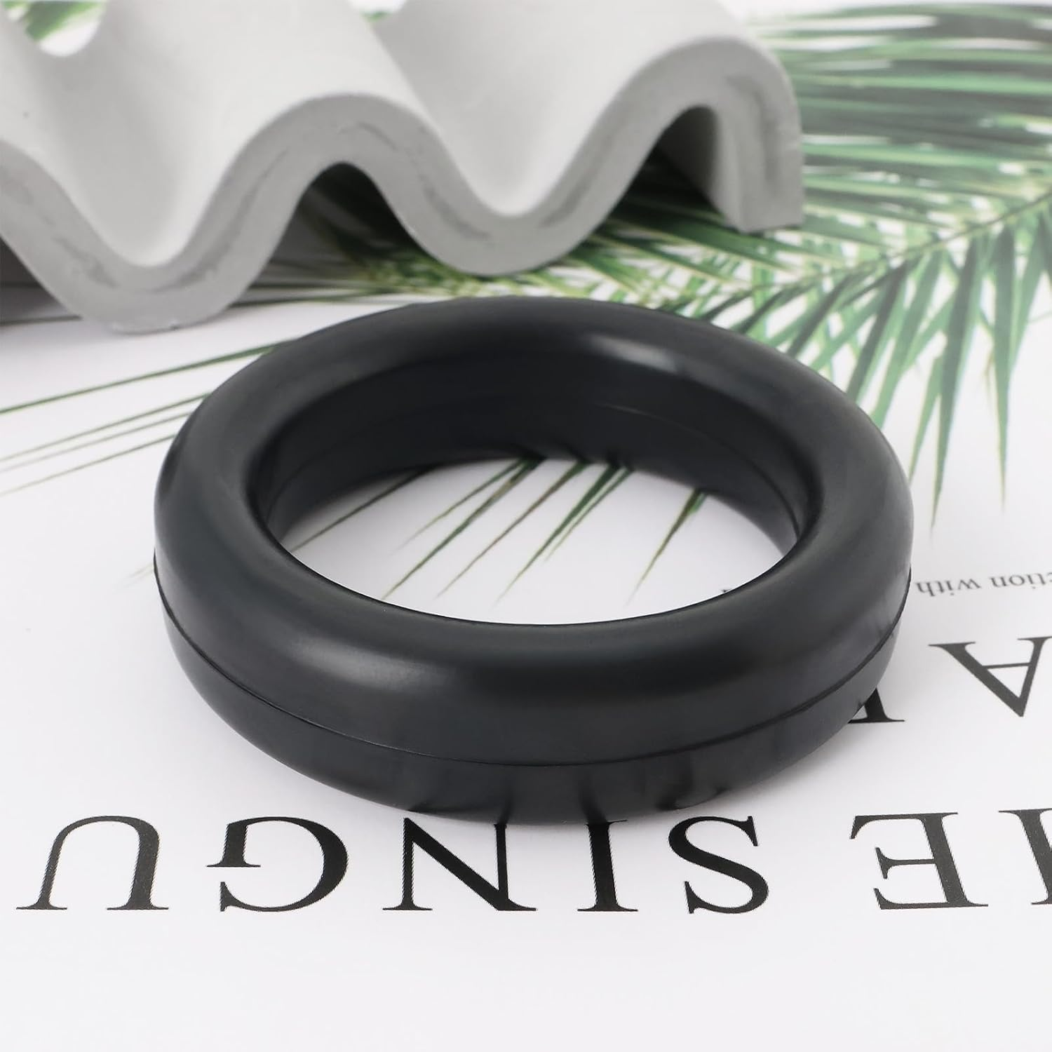 VGOL 4Pcs Car Muffler Exhaust Hanger Liner Exhaust Hanger EPDM Rubber 70Mm Outer Diameter 50Mm Inner Diameter for Hanging Exhaust Back Box image number 6