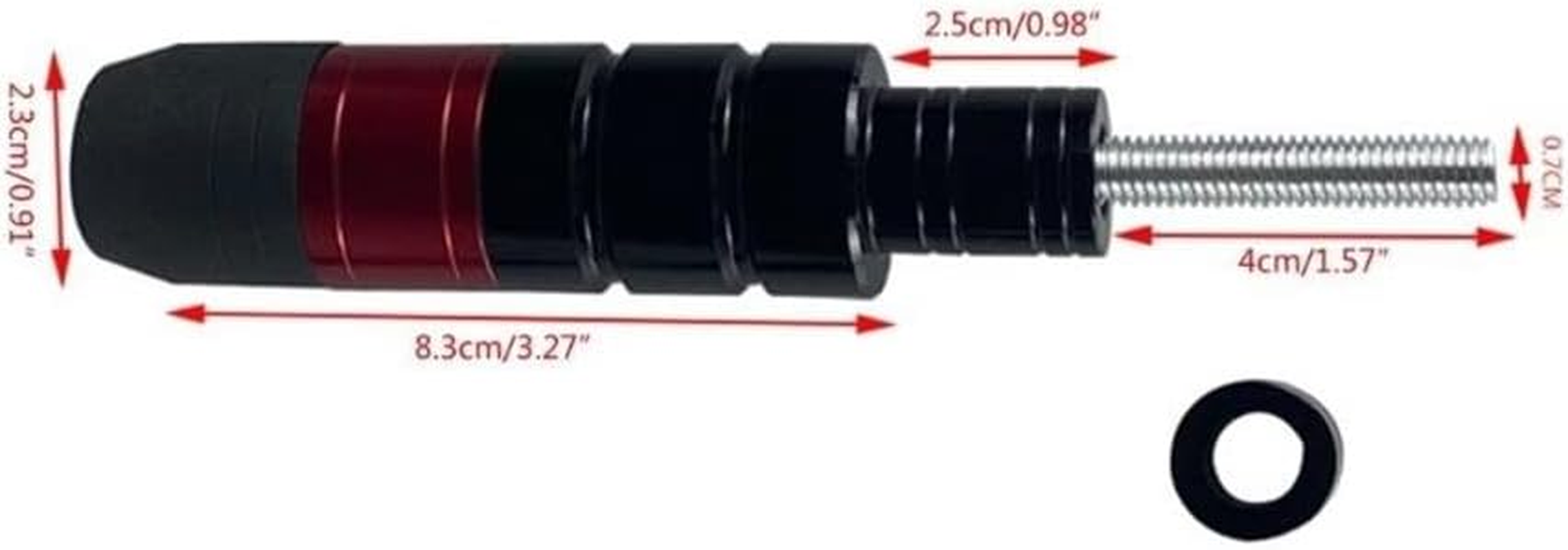 Crash Pad Protector for C-B-R 1000RR CRF 350 Motorbike Frame Slider Protector Frame Falling Slider Accessories Powersports Frame Sliders (Color : Onecolor) image number 6