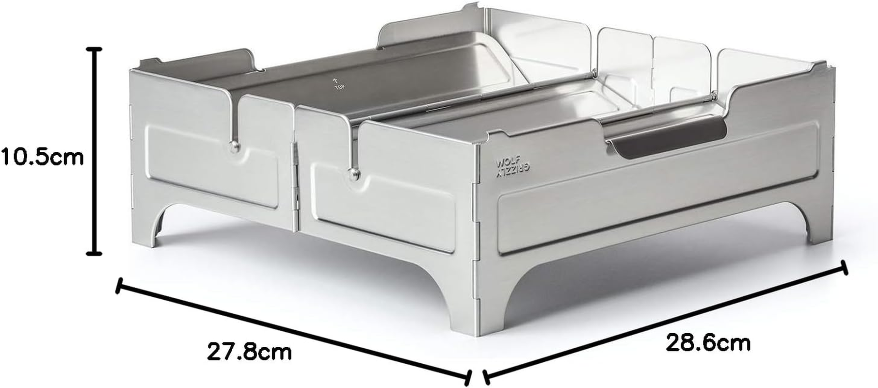 Wolf and Grizzly Campfire Trio, Portable Campfire Cooking Kit for All Camping and Outdoor Adventures