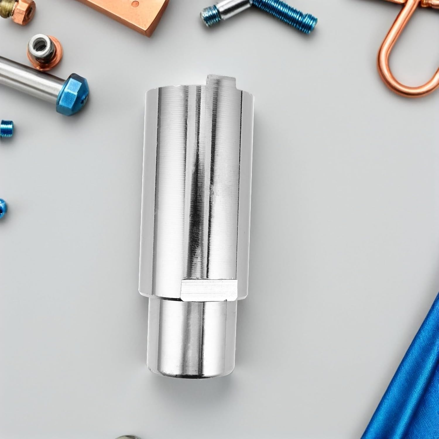 PAMINGONO Bottle Jack Lift Extension Leg Extender Support 42Mm Heightening Column 100Mm Vehicle Lift Height Extension Adapter for Automotive and Truck Maintenance