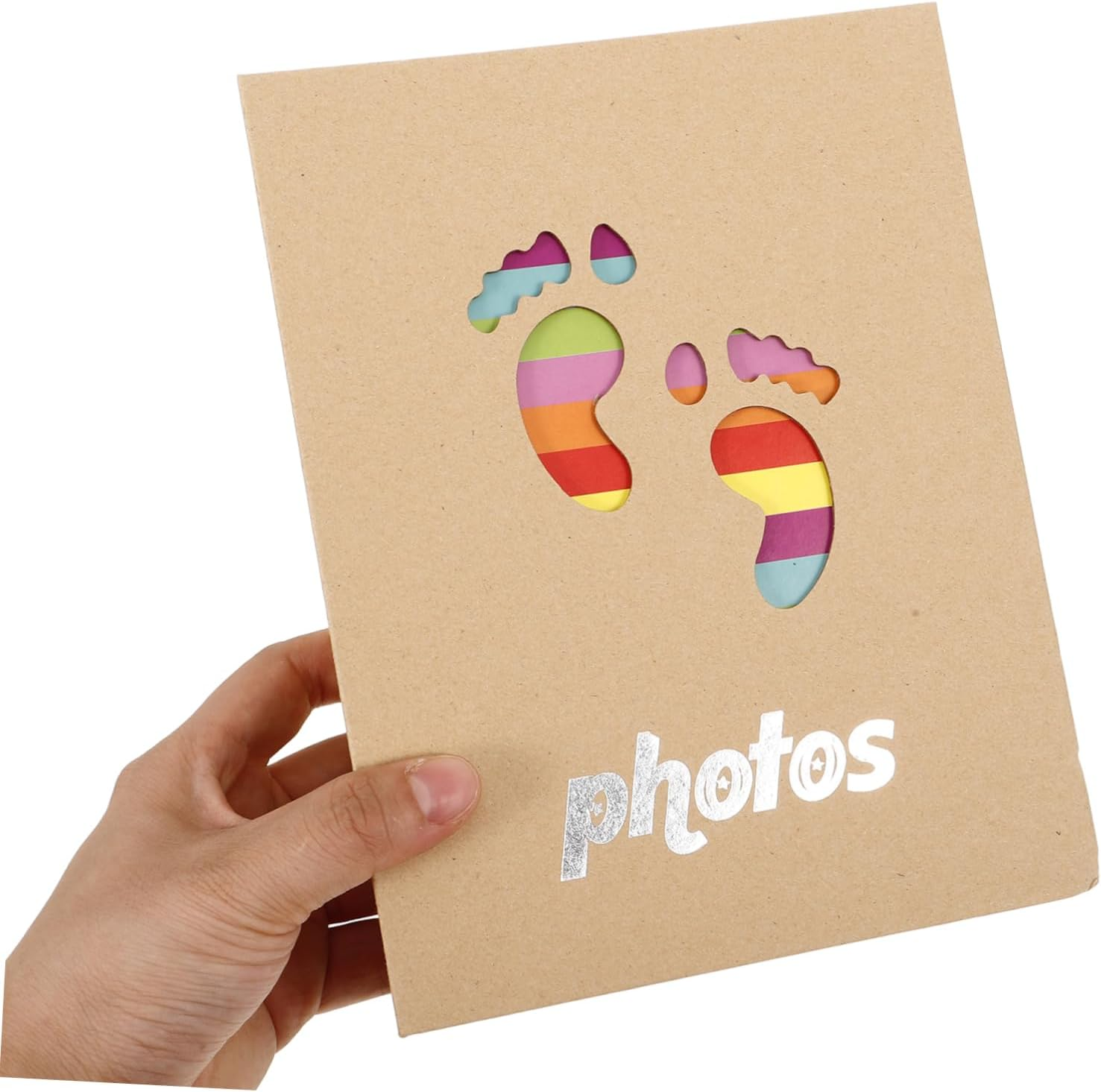 KOMBIUDA 2Pcs Photo Album Keepsake Album for Adorable Design for Storing Photos for First Year Memories Safe and Sturdy