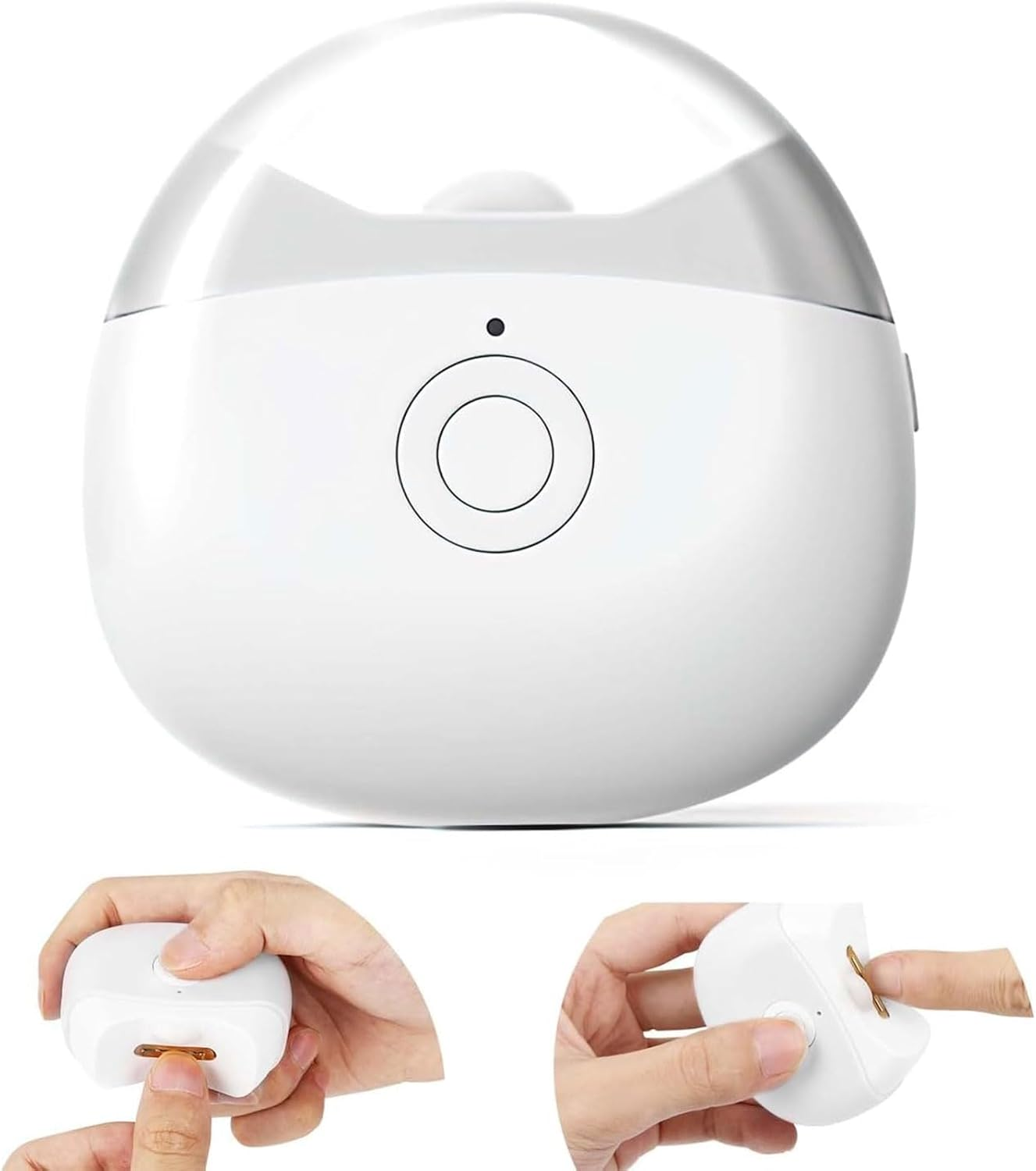 Annuoyi Electric Nail Clipper,Automatic Nail Trimmer with LED Light & 2 Speeds with Nail Scraps Storage, USB Rechargeable Safety Fingernail Trimmer for Newborn, Infant, Toddler,Adult and Seniors image number 6