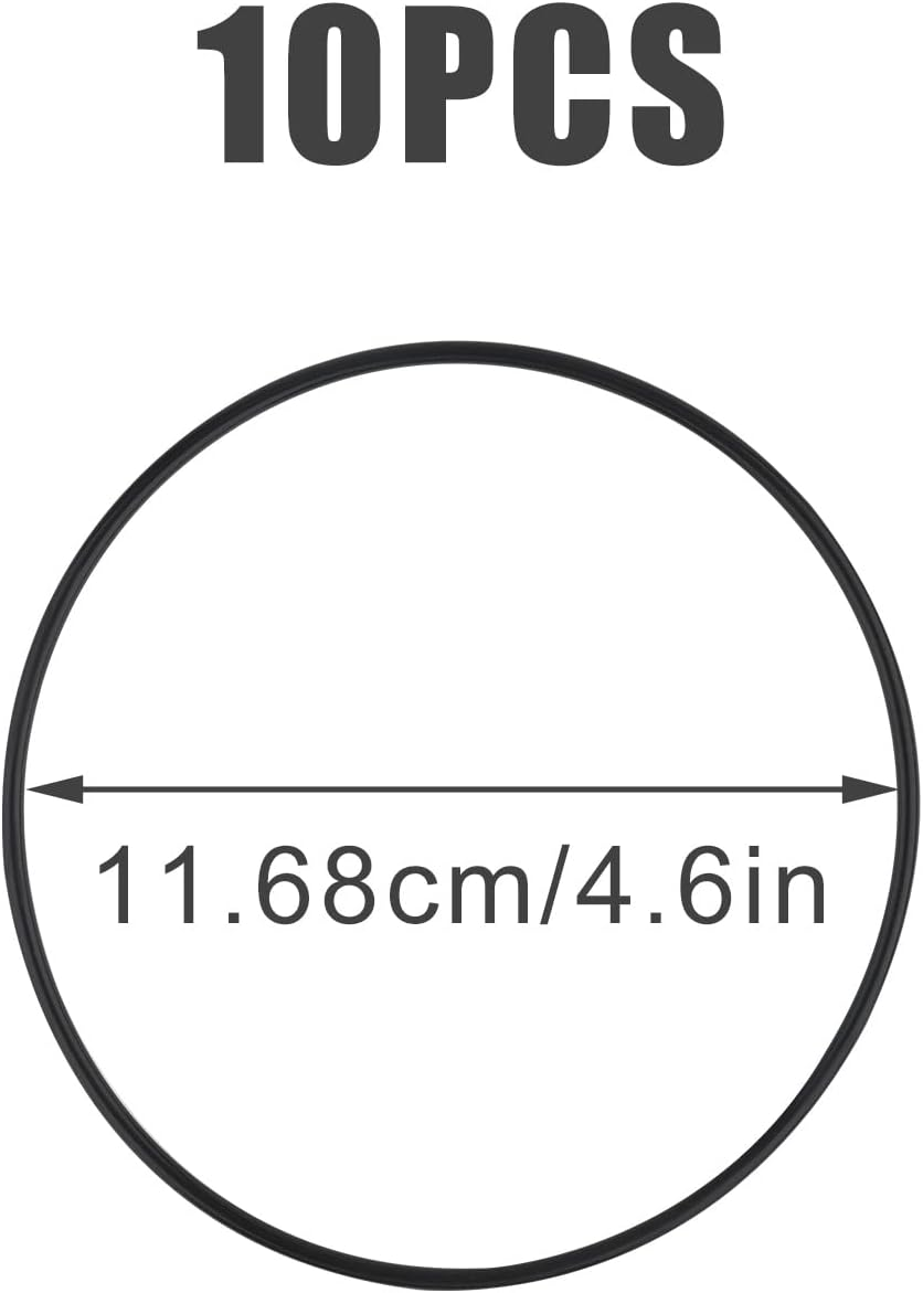 SAVITA 10 X Rubber Ring for Microphone, Shock Mount Rubber Elastic Band for Microphone Accessories (Black) image number 6