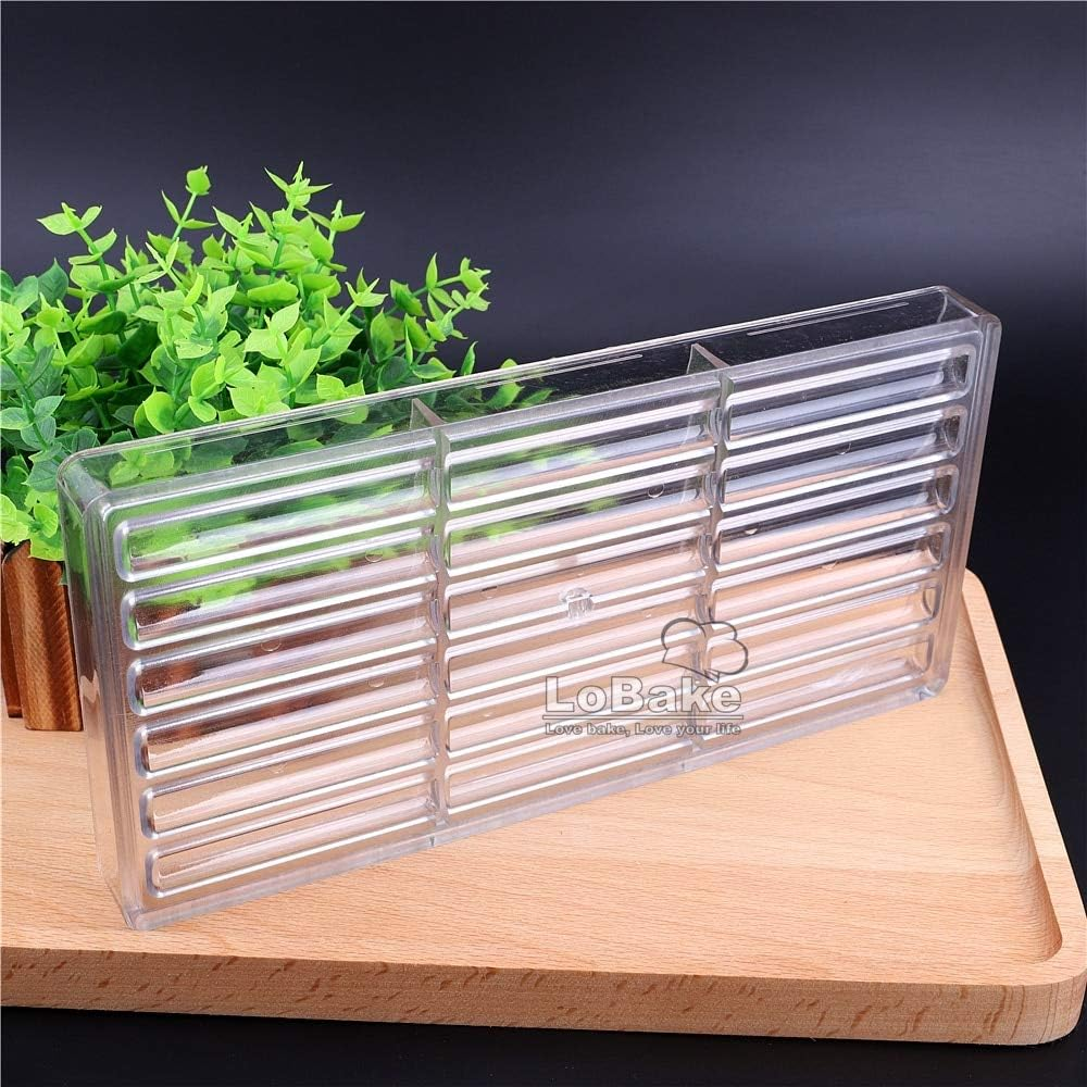 18 Cavities Long Sticks Shape Polycarbonate PC Chocolate Mold Candy Fondant Ice Cube Mould Baking Moldes DIY Bakeware Supplies image number 3