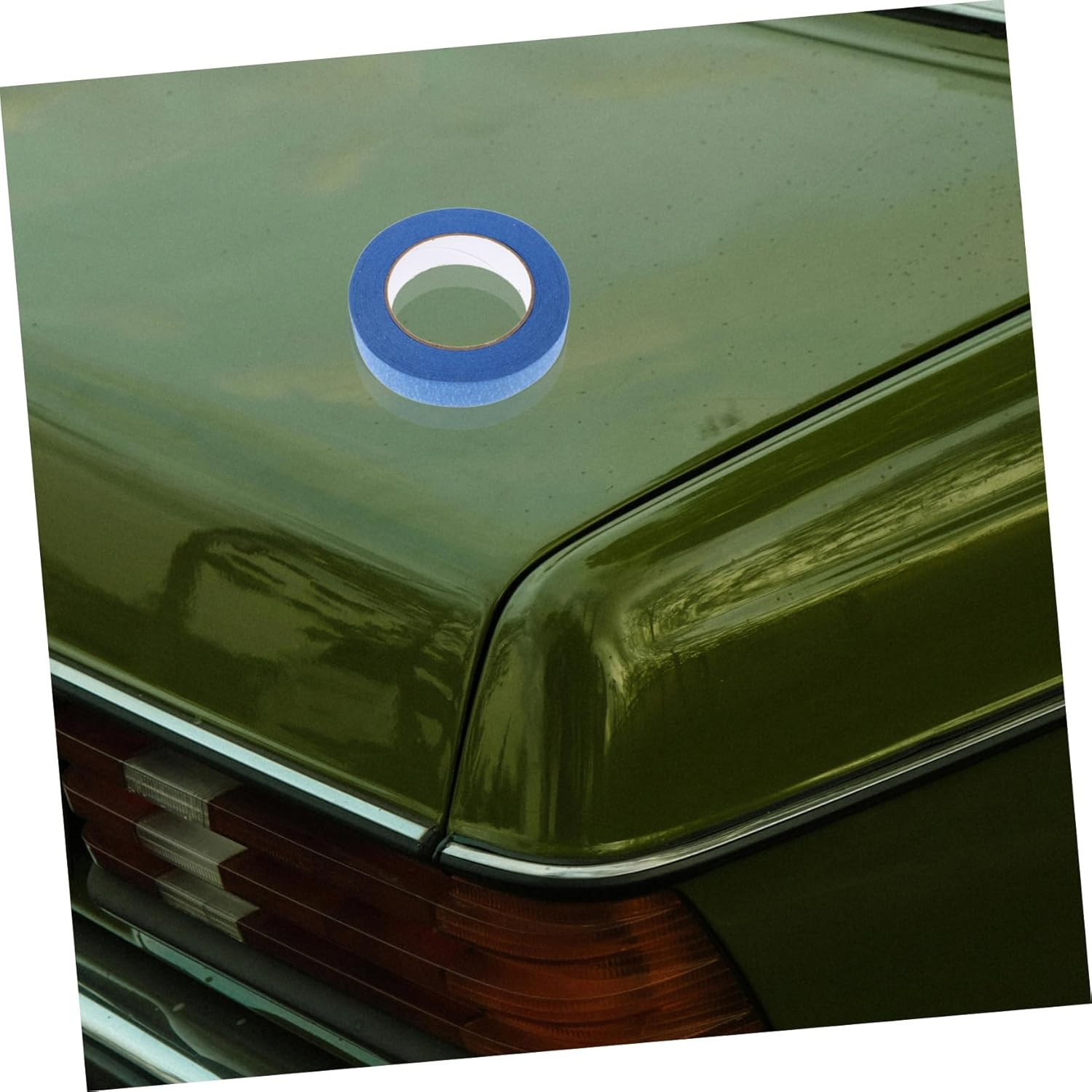 High Adhesion Blue Masking Tape 30Mm X 50M for Automotive Painting, Non-Residue Paper Tape Precise Edge Protection, Professional Spray Paint and Car Detail Use image number 6