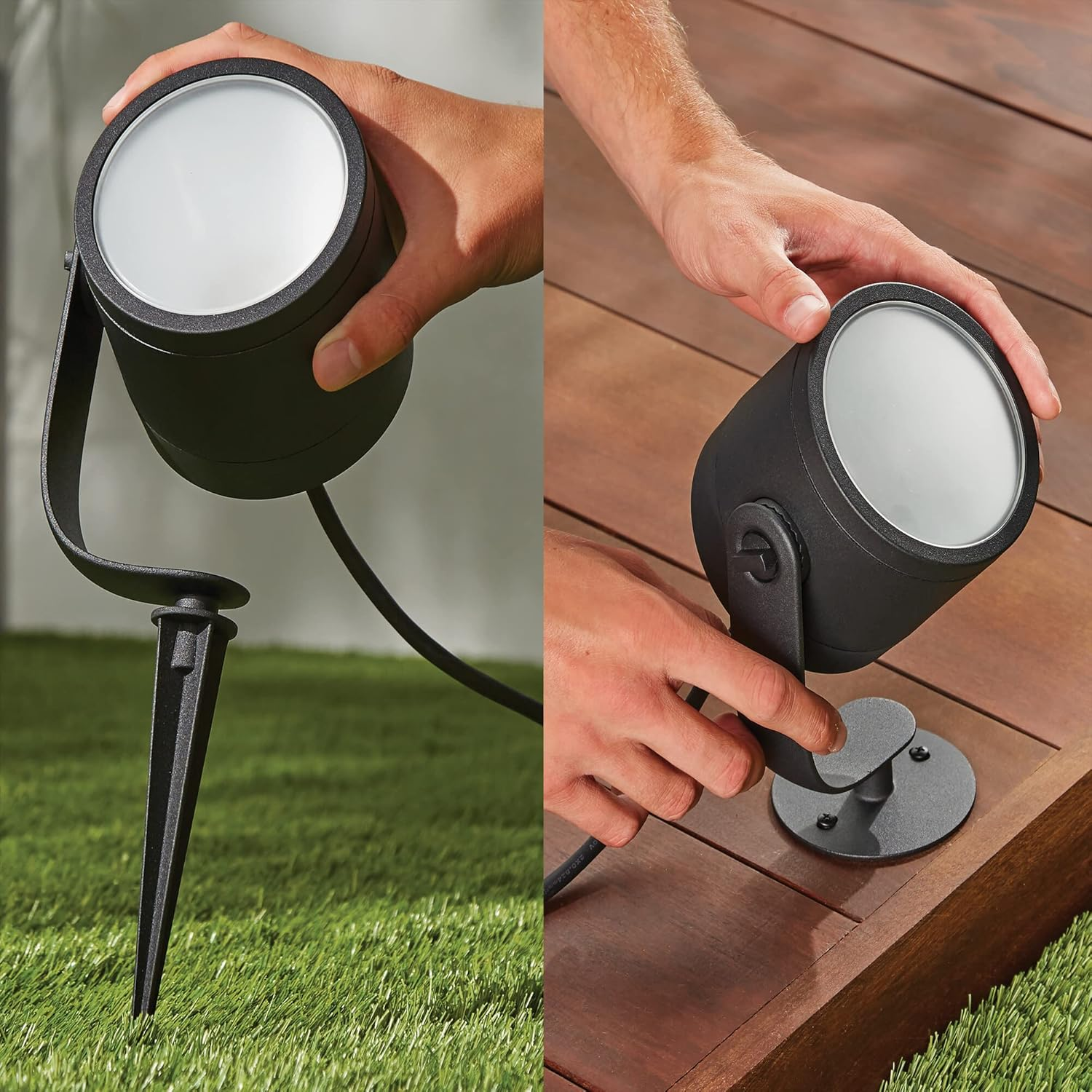 Philips Hue Lily XL White and Colour Ambiance LED Smart Outdoor Spotlight image number 1