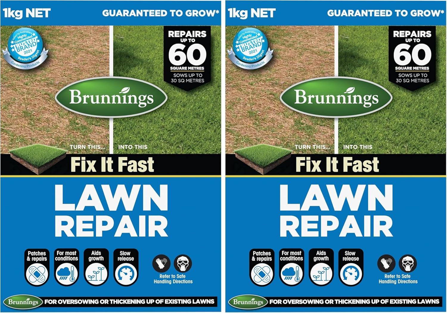 Brunnings Lawn Repair 1 Kg image number 4