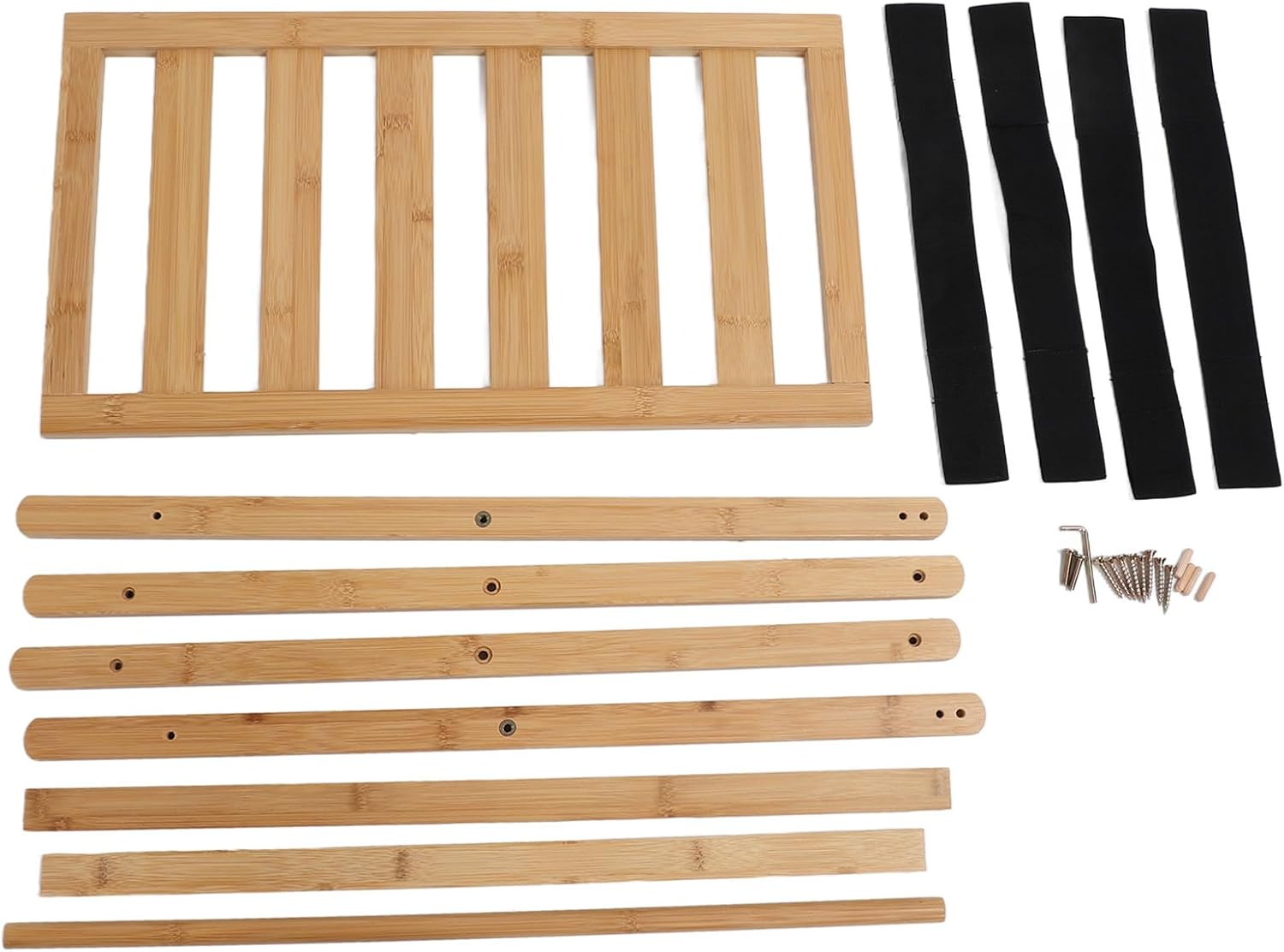 Wooden Luggage Rack with Storage Folding Suitcase Stand Quick Assembly - Home/Storage & Organisation/Clothing & Wardrobe Storage image number 3