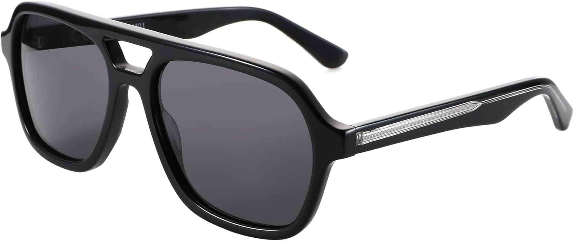 ZENOTTIC Aviator Sunglasses for Men Polarized: Aviator Sunglasses Womens - Retro Hexagonal Mans Pilot Sunglass