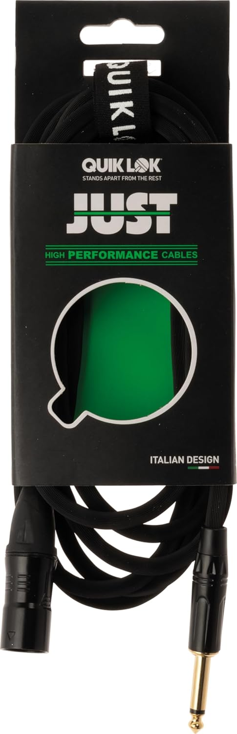 Quik LOK - JUST/MJM-2 Hi-Fi Audio Cable XLR Male/Ts Jack 2 M Black for Home Audio and Stereo image number 1