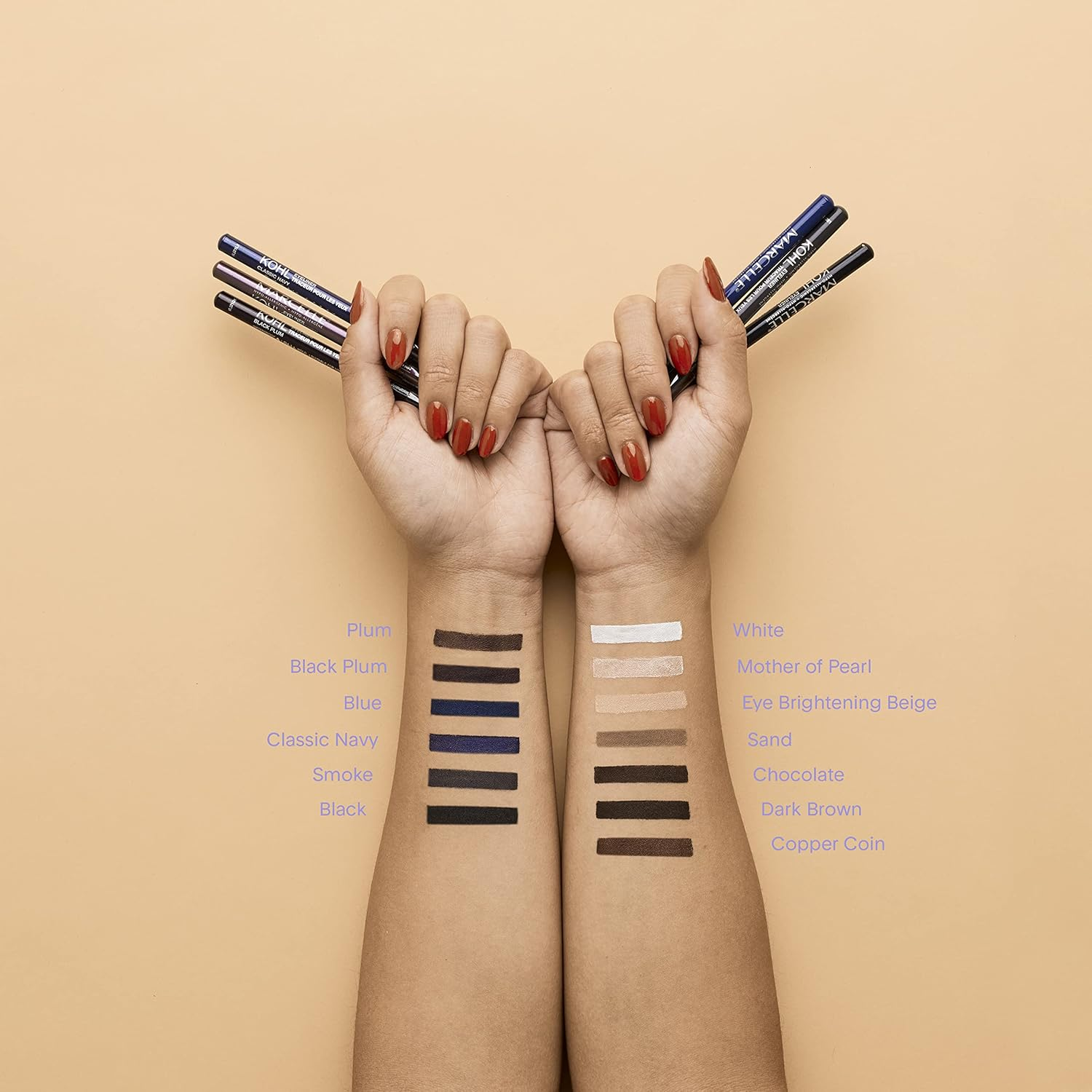 Marcelle Kohl Eyeliner, Eye-Brightening Beige, Eye Pencil, Long-Lasting, Waterproof, Intense Colour, Fragrance-Free, Hypoallergenic, Recognized by CDA, Cruelty-Free, 0.04 Oz. - Black image number 4