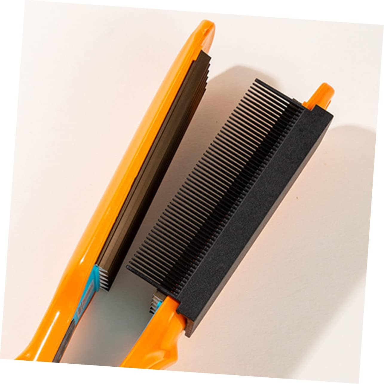 Electric Hair Straightener Comb 2Pcs Portable Heated Straightening Hot Brush Attachments for Home Use Hair Styling Tools image number 6