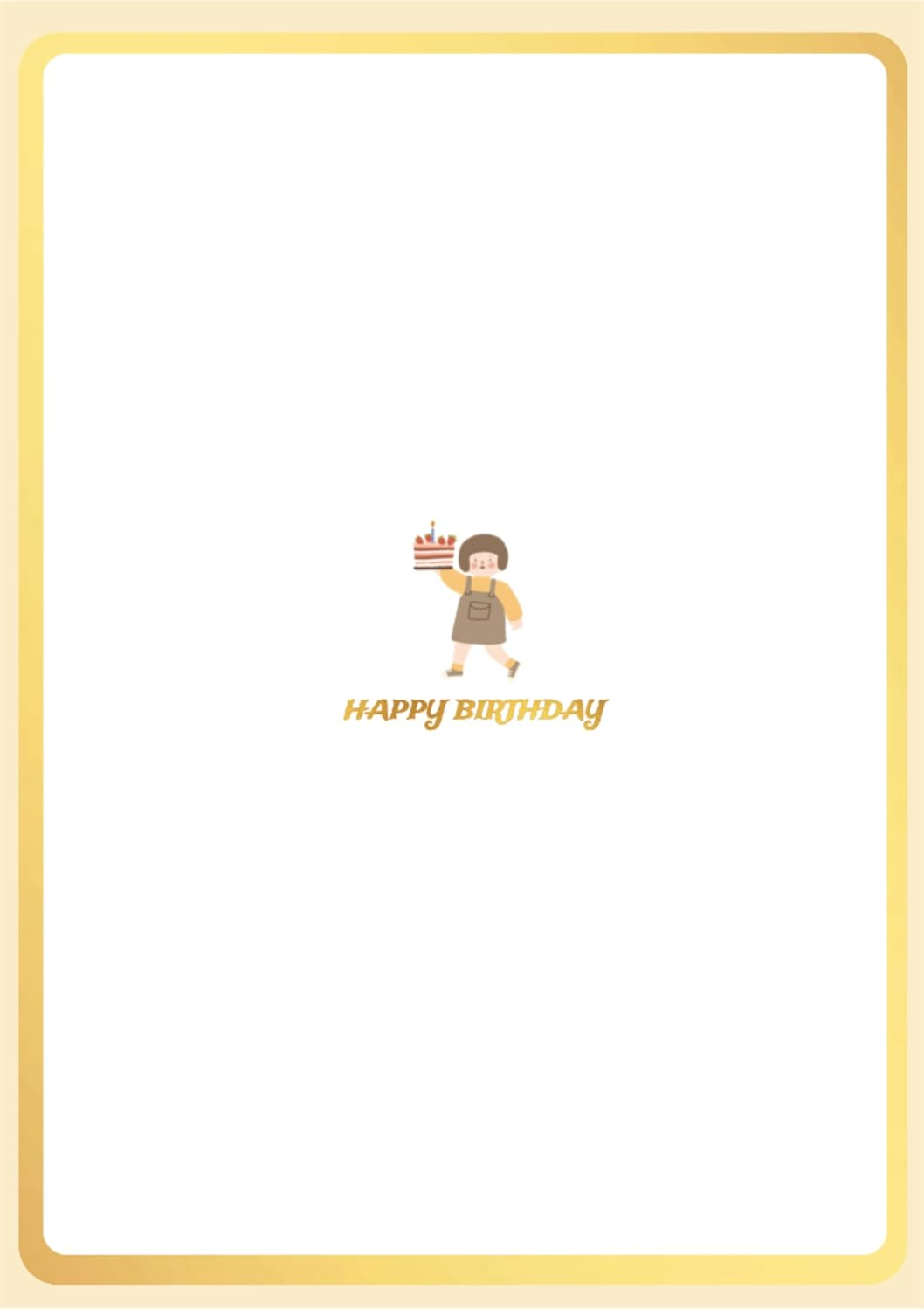 20 Birthday Invitation Cards with Envelopes,Uniquely Designed Birthday Cards for Children,Men, Women and Kids (Golden) - Colorful image number 5