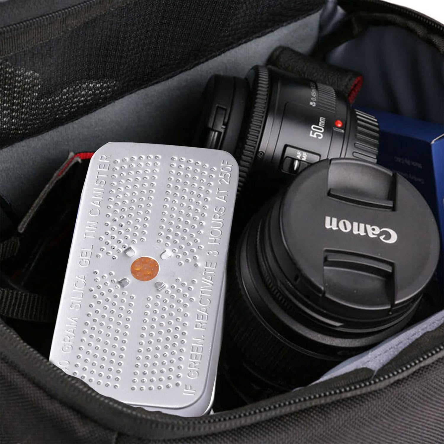 Silica Gel Desiccant | Desiccant for Car,Fast Reactivate Desiccant Bags Orange to Green Indicating for Air Dryer, Cabinet, Bag Qarido image number 6