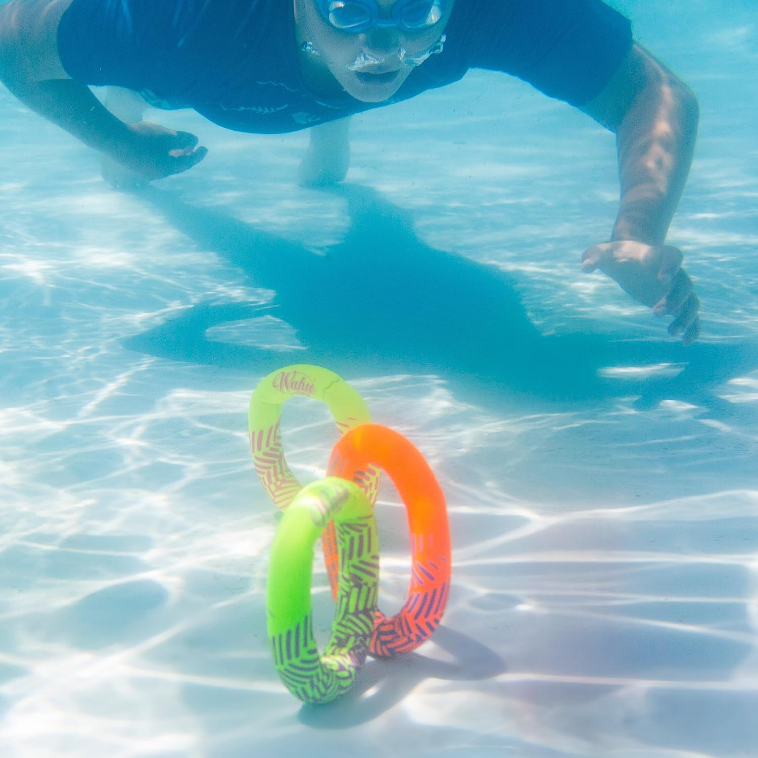 Wahu Pool Party Dive Rings 3Pk image number 3